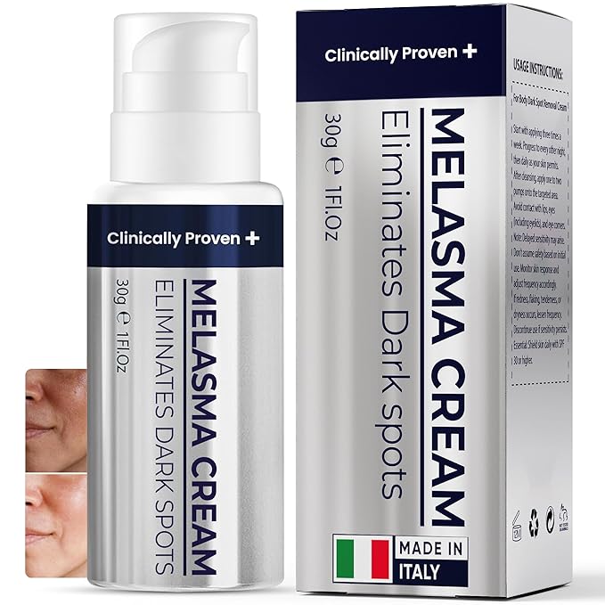 Melasma Treatment for Face - Melasma Cream & Age Spot Remover for Skin Discoloration, Post-Blemish Marks, Scars & Spots | Dark Spot Remover for Face & Body