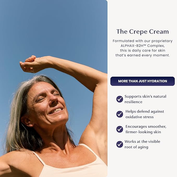 SKINTENSIVE Crepe Cream - Advanced Crepey Skin Cream for Firmer, Smoother Appearance - Harvard-Trained Dermatologist Formulated - Premium Body and Neck Creme - 4 oz