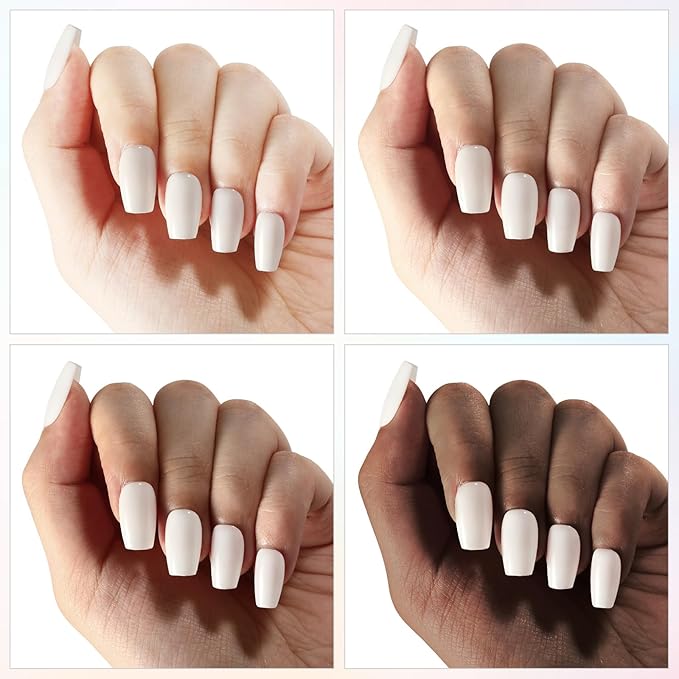 Milky White Nail Polish: Regular Nail Polish Quick Dry Fingernail Polish for Women Non-Gel Air Drying Nail Strengthener, Nail Lacquer for Nail Art Manicure Home DIY, 15ML