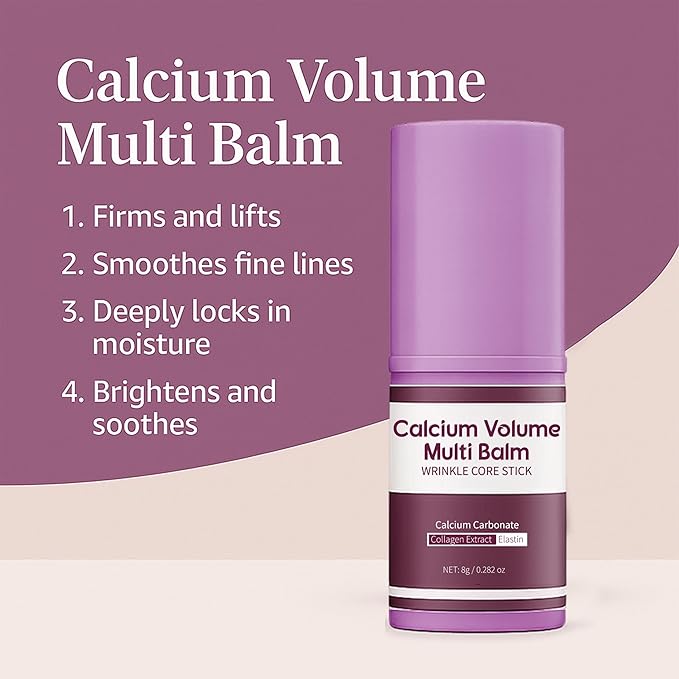 Calcium Multi Balm Stick, Moisturing Stick, Firming & Moisturizing,Hydrating, Lifting Cream for Eyes, Face & Neck-1Pack