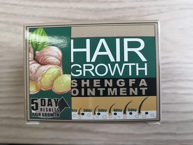 Ginger Hair Growth Ointment, Ginger Germinal Conditioner, Hair Regrowth Serum, Moisturizing Scalp Massage Hair Follicle Cream for Hair Loss & Thinning (5 Pack 30g/1 OZ)