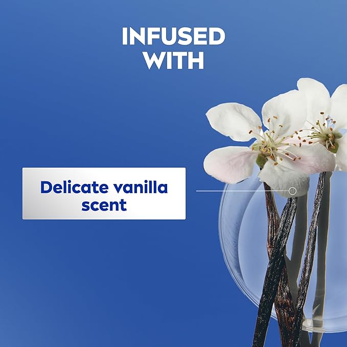 NIVEA Oil Infused Vanilla and Almond Oil Body Lotion for Women,Fast-Absorbing and Non-Greasy Vanilla Scented Lotion Moisturizes for 48 Hours,16.9 Fl Oz Pump Bottle,(Pack of 6)