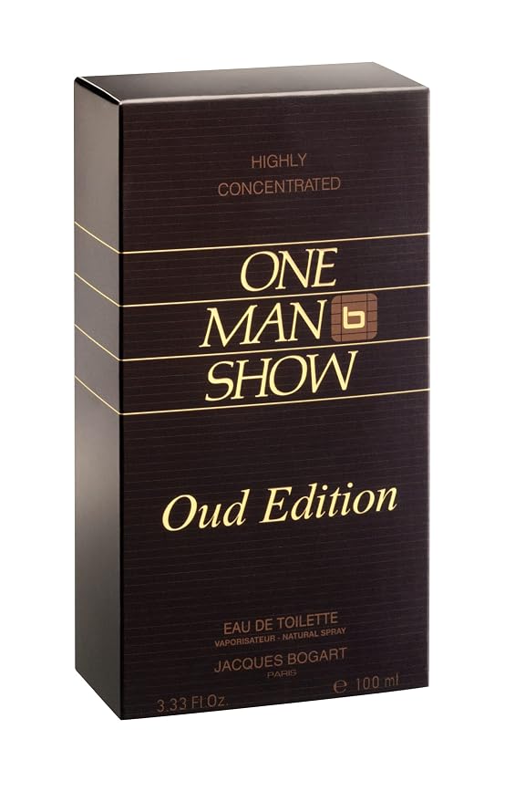 Jacques Bogart One Man Show for Men, Eau de Toilette Spray, Oud Edition, 3.33 Ounce