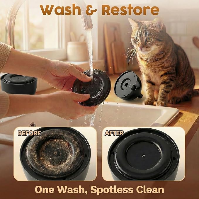 Interactive Cat Toys for Indoor Cats, 360° Automatic Spin Flying Bird Wand