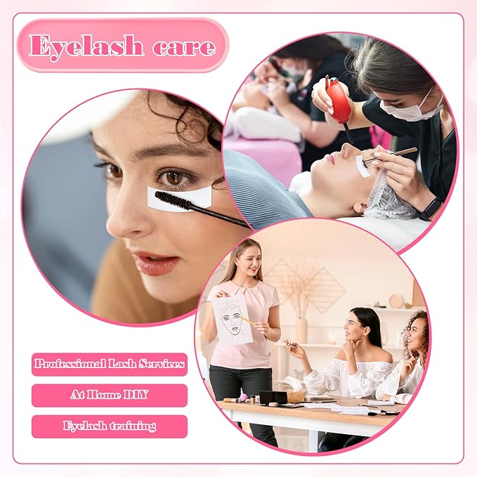 330 Pcs Foam Lash Pads Eyepads for Lash Extensions Tape Disposable Eyeshadow Shields Lint Free Under Eye Patches Lash Tech Makeup Supplies
