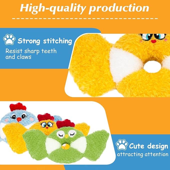ETEKYER Cat Toys Bird, Catnip Toys for Indoor Cats, 3 Pack, 8.66 Inches