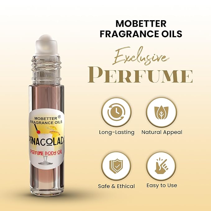 MOBETTER FRAGRANCE OILS Pinacolada Perfume Fragrance Body Oil Unisex