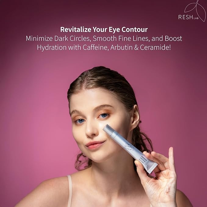 Dark Circle Eye Cream with Caffeine, Tranexamic Acid & Arbutin – 20ml | Anti-Aging Eye Treatment for Wrinkles, Dark Circles, Puffiness & Fine Lines | Hydrating Under Eye Cream