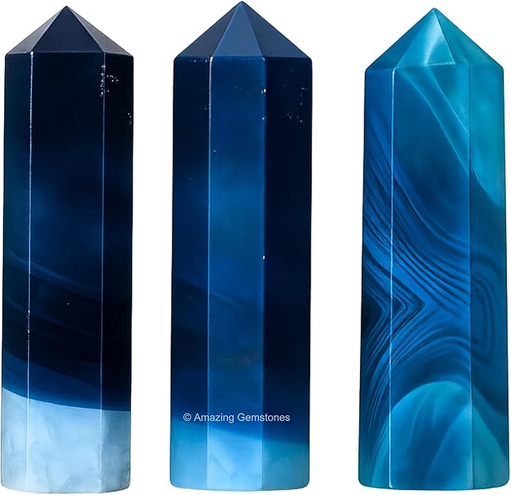 Amazing Gemstone Crystal Points Bulk Healing Crystals & Stones - Premium Single Terminated Healing Wand Point Bulk Crystals for Crafts, Crystal Grid, DIY Work