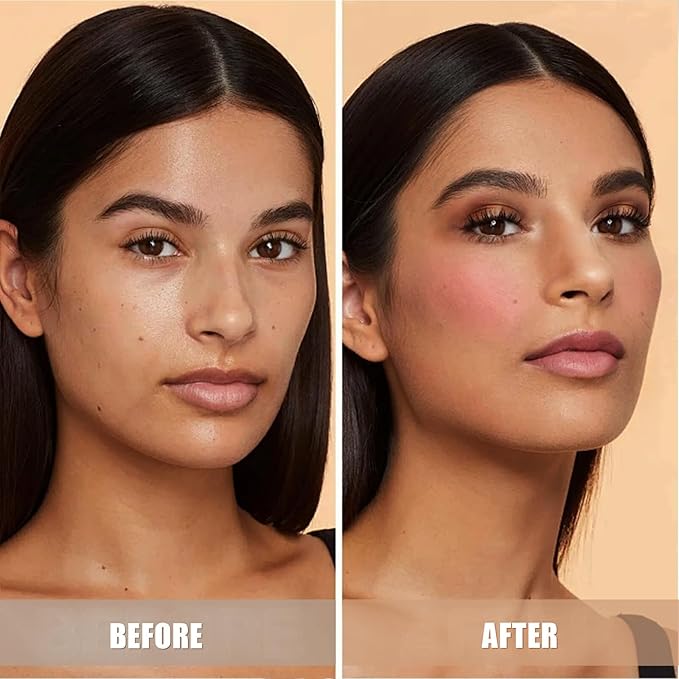 9 Colors Baked Makeup Palette, 4 in 1 Make up Palette with Bronzer, Blush,Highlighters,Eyeshadows,Highly Pigmented& Long-Wearing Formulas Travel-Friendly Beauty Essential