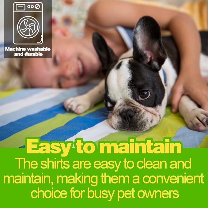 Striped Shirt Happy Color Cotton Sleeveless Tank Top for Small Medium Dogs, Grey XXL