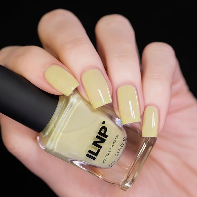 ILNP Lunchbox - Pastel Yellow Holographic Crelly Nail Polish
