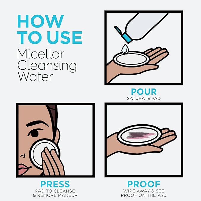 Garnier Micellar Water For Waterproof Makeup, Hydrating Facial Cleanser & Makeup Remover, Suitable for Sensitive Skin, Vegan, Cruelty Free, 13.5 Fl Oz (400mL), 1 Count