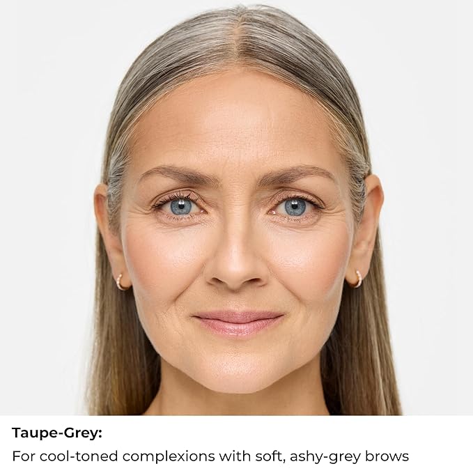 WUNDERBROW Waterproof Eyebrow Gel, Taupe-Grey, Vegan and Cruelty-Free