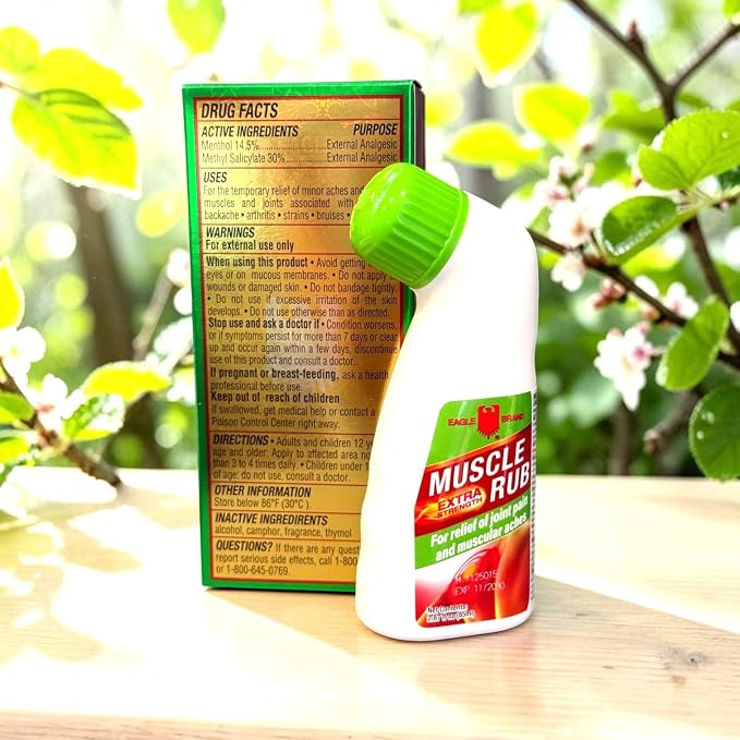 Case Set - Dozen Eagle Essential Muscle Rub Oil - 12 Chai Dau Xoa Bop Hieu Con O - 85mL per Bottle x 12 Bottles per Box - Made in Singapore