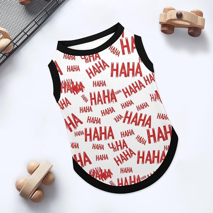 Halloween Pet Vest Bloody Letter Pet Shirts Large | horror blood Dog Shirt Vest cute pet Sleeveless Vests Ice Silk Dog T-Shirts holiday Dog Clothes Halloween Canine Wear