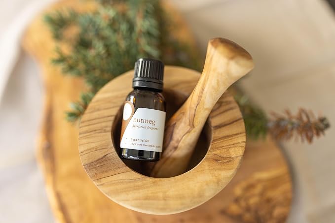 Aromatics International Wildcrafted Nutmeg Essential Oil 18ml | 100% Pure Essential Oil for Diffusion, Aromatherapy & Wellness Use