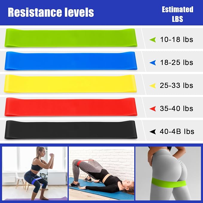 Silipull 10 Pcs Pilates Ring Blocks Set for Women Home Yoga Equipment Accessories Pilates Ring Circle and Ball Workouts Gift Include Ball Yoga Circle Resistance Bands Block Straps Gym Bag