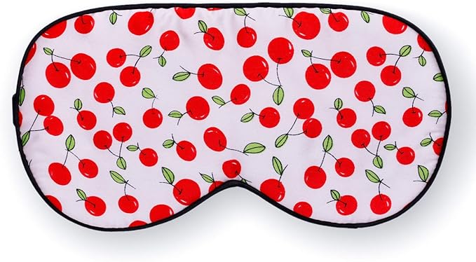 Maxfeel 100% Pure Silk Eye Mask Sleep Eye Mask Eye Cover Eyeshade Sleeping Eye Mask Printed Colors (#18)