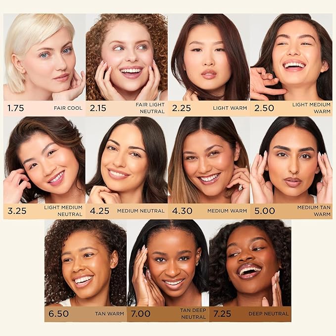 HALEYS Re-form Luminous Skin Foundation+Re-fine Primer 0.25oz, VEGAN, Blurs, Conceals, Blendable, Buildable Med-Full Coverage, Weightless, Oil-free, All-Day Wear, Hyaluronic Acid, All skin types(1.75)