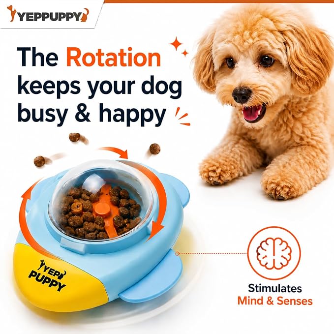 YEPPUPPY Interactive Airplane Dog Puzzle Toy for Small Dogs