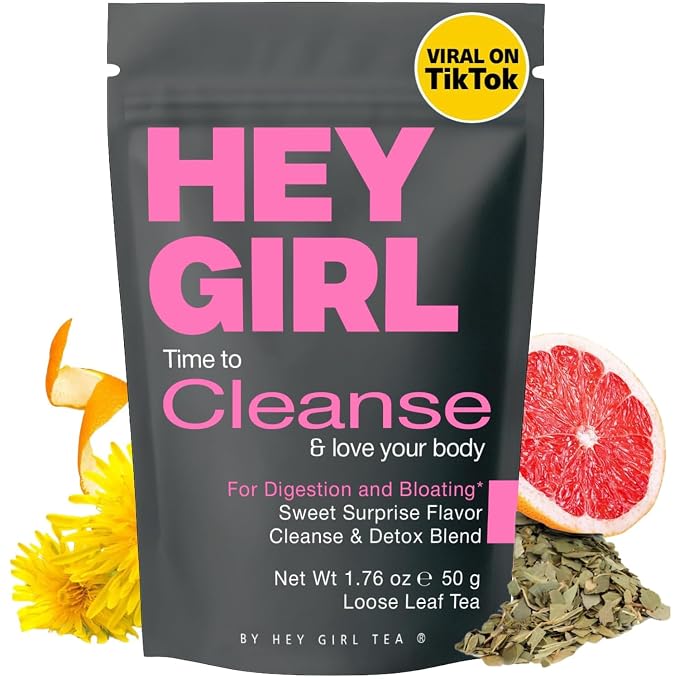 Detox Tea for Bloated Belly & Digestion | Loose Leaf Herbal Tea | Body and Colon Cleanse with Milk Thistle, Burdock Root, Senna Leaf | Digestive & Flat Tummy Tea | Natural Laxative