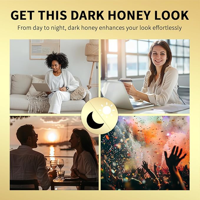 2PCS Hydrating Honey Lipstick，Black Sheer Tinted Lip Balm for All Skin Tones, Moisturizing Nourishing Formula with Natural Black Cherry Tint