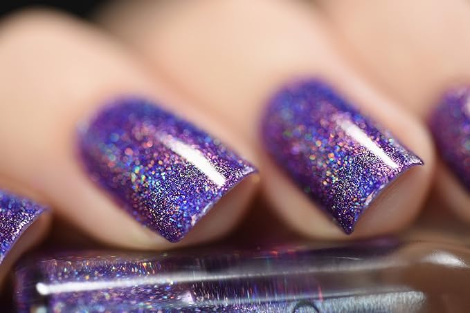 ILNP Walking Home - Juicy Grape Purple Holographic Nail Polish