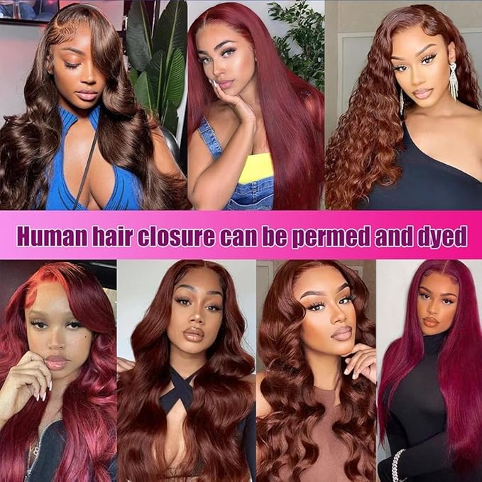 AUTTO Brazilian 2x6 Straight Lace Closure Human Hair Kim K Middle Part Straight HD Transparent Lace Closure 2x6 Human Hair Kim K Lace Closure 12inch