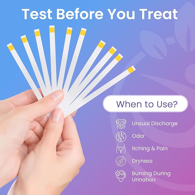 Pelvana Vaginal pH + UTI Tests - Differentiate Between BV and Yeast Infections + Urinary Tract Infection Monitoring - Easy-to-use at Home Testing Kit