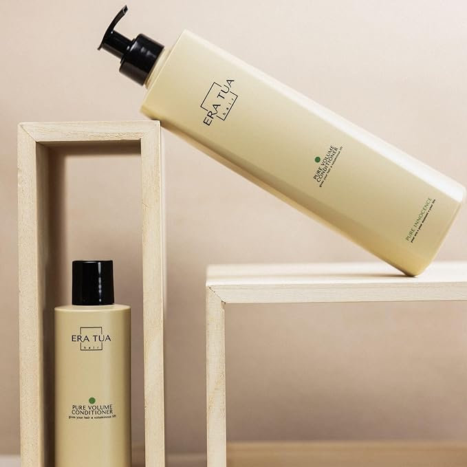 Pure Innocence Volume Conditioner | Dutch Made & Formulated | Boosts Volume for All Hair Types | Floral Scent of White Jasmine, curly hair conditioner Rose Ylang-Ylang & calendula | 200 ml