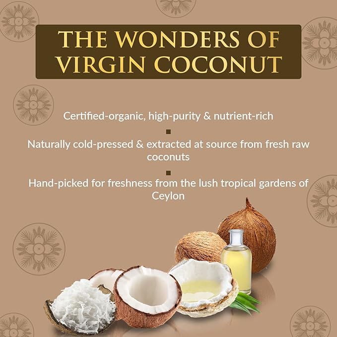 SPA CEYLON Virgin Coconut Gentle Hair Cleanser | Sulfate-Free Shampoo | Gentle Shampoo | For All Hair Types | Daily Use