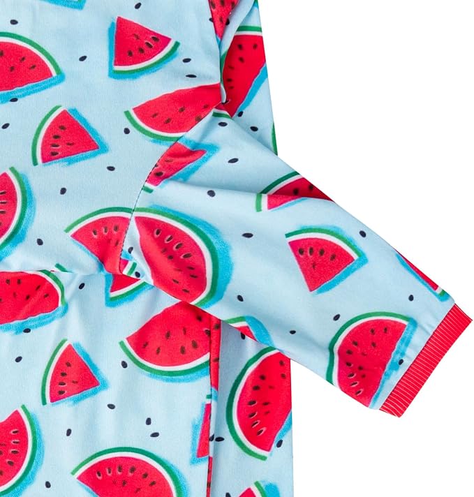 Dog Blue T Shirts Watermelon Pattern Printed Pet Shirt Softable Pajamas for Small Dogs (L,Watermelon)