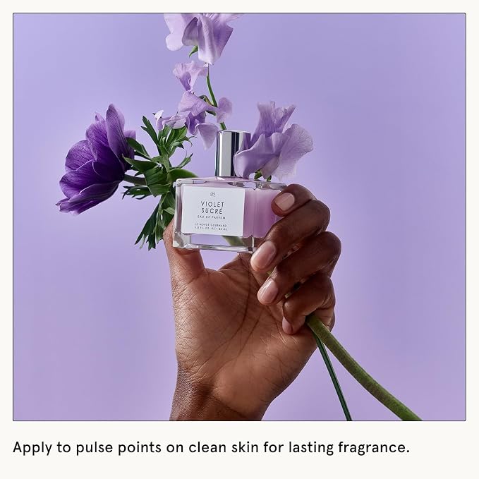 Le Monde Gourmand Violet Sucré Eau de Parfum Spray Perfume for Women, Raspberry Purée, Candied Violet & Sugar Crystals Scent, Vegan & Cruelty Free, 1 fl oz (30 ml)