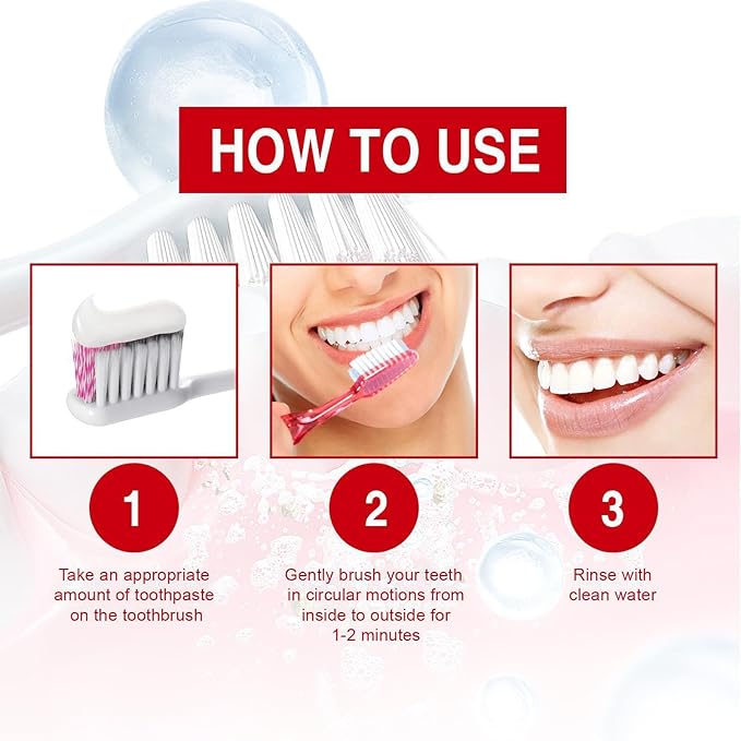 SP-6 Probiotic Whitening Toothpaste, a Fluoride Free Toothpaste for Cleaning Teeth, Keeps Gums White and Healthy, with a Mint Flavor and Fresh Breath