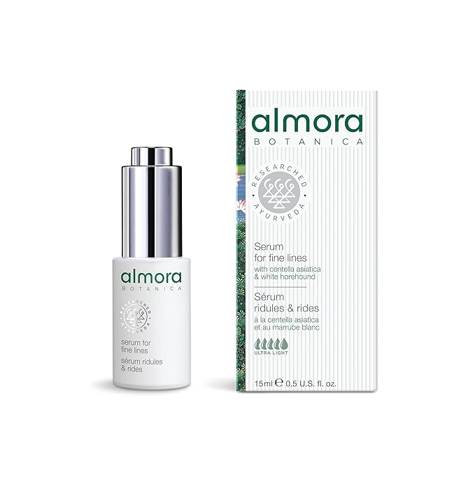Serum for Fine Lines, 15mL | Anti-Aging Face Serum with SAPTA COMPLEX, Forsythosides B & Mango Extract | Restores Elasticity & Firms Skin | Clean, Vegan, Ayurvedic Skincare