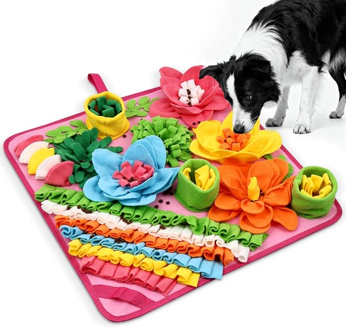 Snuffle Mat for Dogs, 20in Felt Wool for Medium/Large Pets, Dog Puzzle