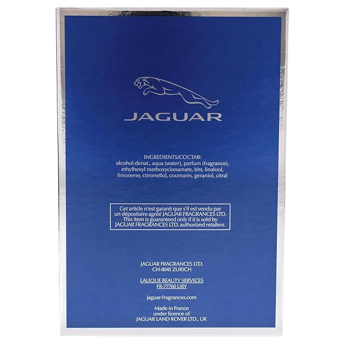 Jaguar Classic Blue for men Eau De Toilette Spray,3.4 Ounce (Pack of 2)