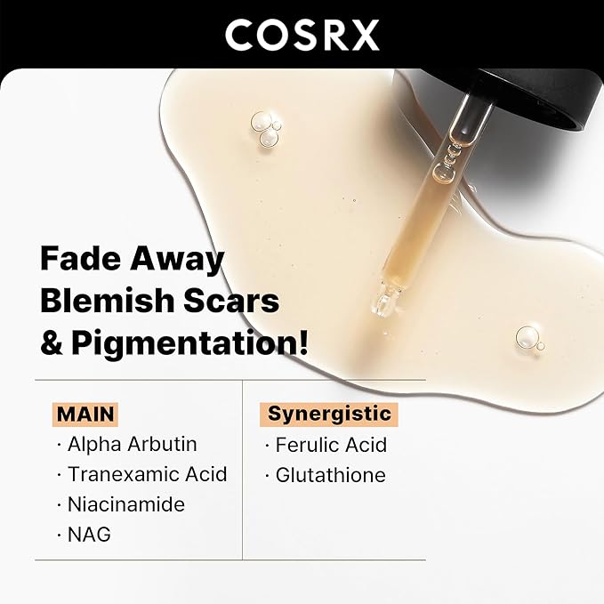 COSRX Vitamin E Vitalizing Face Sunscreen SPF 50 + 2% Alpha Arbutin Discoloration Care Serum