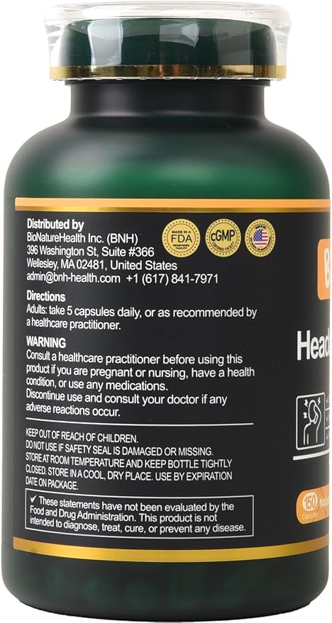 Headache Hero - Relaxes Head & Neck Muscles - Helps Prevent Future Migraines - Not for Immediate Relief - Improves Oxygen to Brain - 14 Natural Ingredients - Tension in Shoulders & Scalp - 150 Count