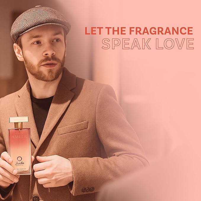 KENAZ AROMATIC ARTISTRY OUD AMEER | Men's Fragrance | Perfume for Men | Musky top note | 100 ml pack | 3.4 Fl. Oz. | Amber and Oriental fragrance | Gift for Men | Eau de Parfum EDP