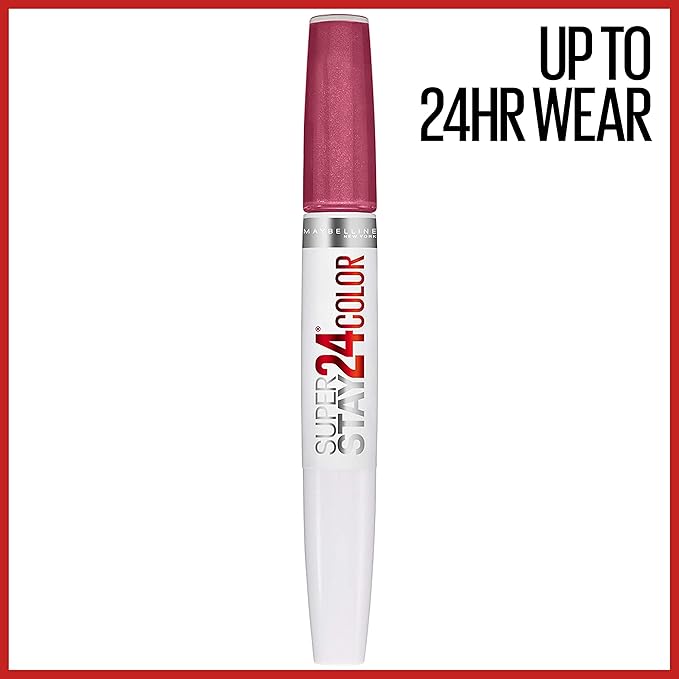 Maybelline New York SuperStay 24, 2-Step Liquid Lipstick K0868200 090 TIMELESS ROSE 0.78 Ounce (Pack of 1)