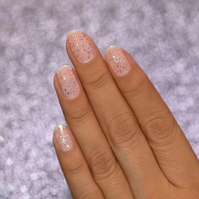 ILNP Party Popper - Gold and Silver Metallic Flakie Topper Nail Polish