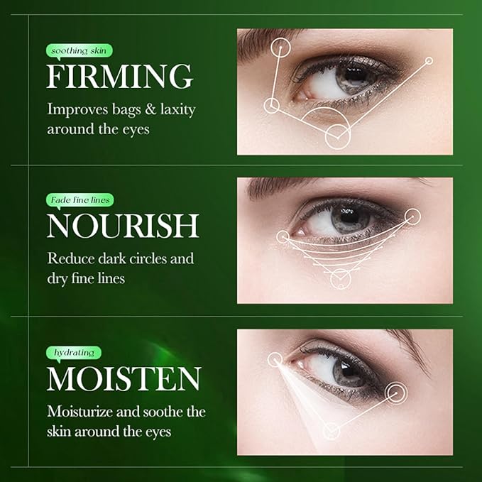Seaweed Extract Under Eye Patches (80 Pieces) with Collagen & Hyaluronic Acid,Moisturizing Eye Mask for Dark Circle & Puffy Eyes & Bags & Wrinkles, Hydrating Under Eye Gel Mask for Fine Lines