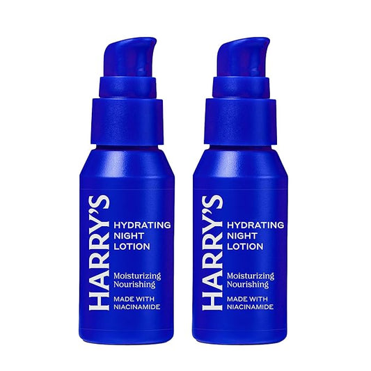 Harry's Hydrating Night Lotion, Night Moisturizer for Face, Lightweight 1.7 Fl Oz, 2 Pack