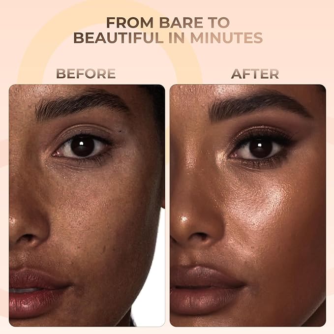 1 Pound EBONY Foundation Powder Refill By Sweet Face Minerals, Lightweight Mineral Loose Makeup Powder with SPF 20, Full Coverage Flawless Finish, Talc-free, Cruelty-Free, Refillable Pouch