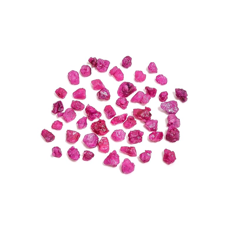 50 carats Raw Fine Pink Ruby Rough Gemstone, Natural Crystals, Healing Stones, Wholesale Lot, Jewelry Making Supply, Stone, Strength Stone