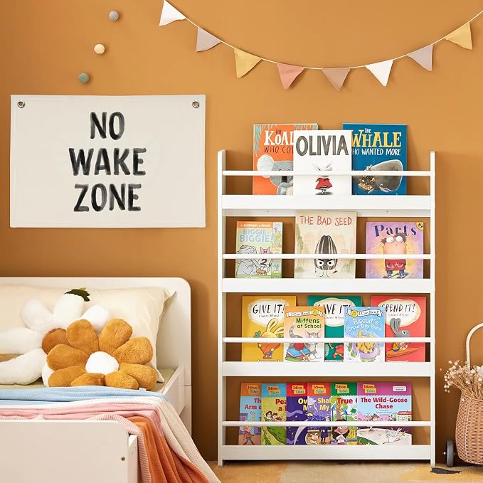 Kids Room Decor No Wake Zone Surf Nursery Playroom Decor Canvas Banner,Coastal Baby Room Decor,Beach Nursery Decorations,Lake House Nautical Wall Hanging Flag Canvas Banner 30x20 Inch