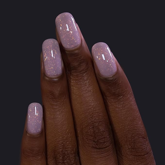 ILNP Misty - Soft Lilac Flakie Shimmer Nail Polish