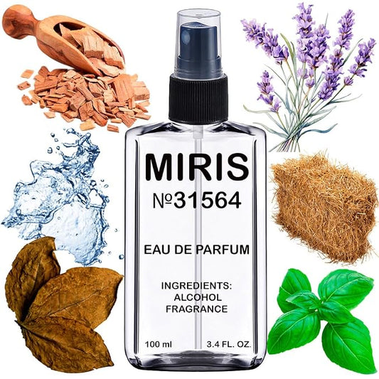 MIRIS No. 31564, Inspired by Dg Intenso, Long-Lasting Eau de Parfum for Men, Spray 3.4 Fl Oz / 100 ml